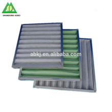 Filtro de aire plisado del panel de flujo de aire de la fibra sintética lavable del precio barato
